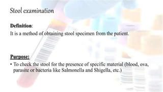 Diagnostic Blood Testing Procedures   and comprehensive