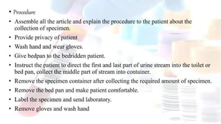 Diagnostic Blood Testing Procedures   and comprehensive