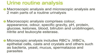 Diagnostic Blood Testing Procedures   and comprehensive