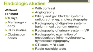 Diagnostic Blood Testing Procedures   and comprehensive