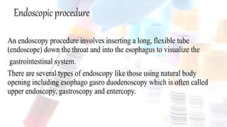 Diagnostic Blood Testing Procedures   and comprehensive
