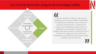Diagnostic interne et position concurrentielle Etude de cas NETFLIX ppt ...