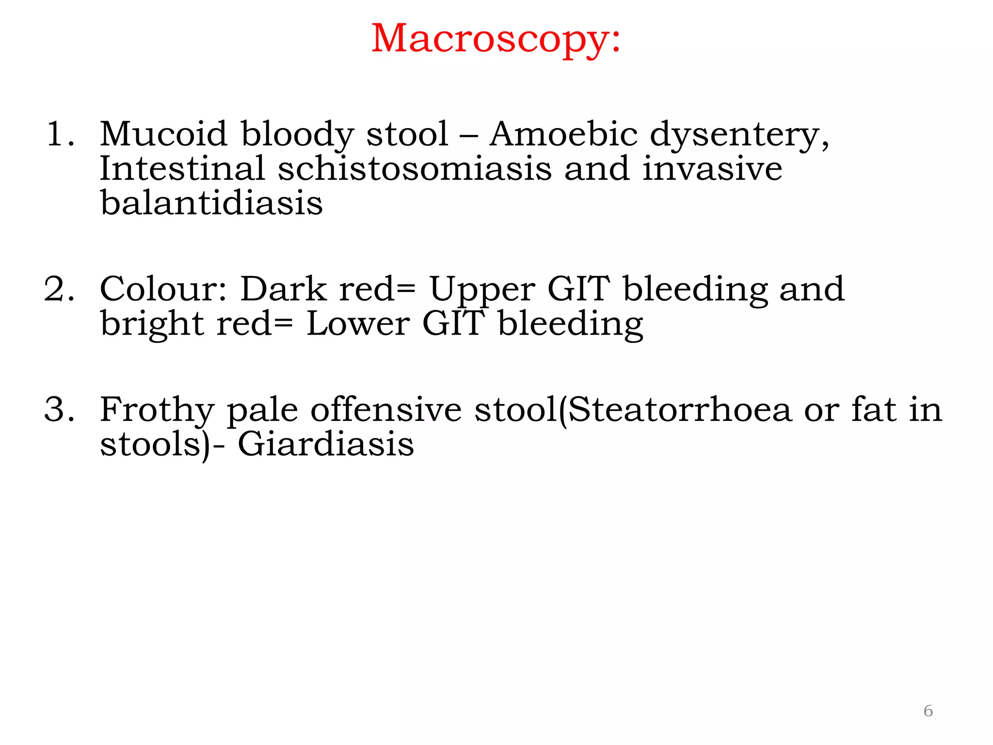 Diagnostic methods in intestsinal parasites | PPTX