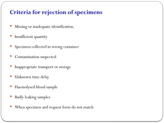 Insufficient Sample Diagnostic microbiology for medical students | PPTX