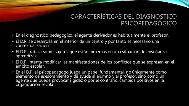 Diagnostico Psicopedagógico