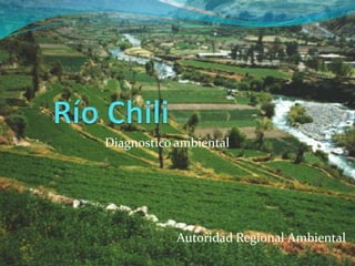 Río Chili Diagnostico ambiental  Autoridad Regional Ambiental 