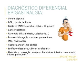 Diagnostico diferencial epigastralgia | PPTX