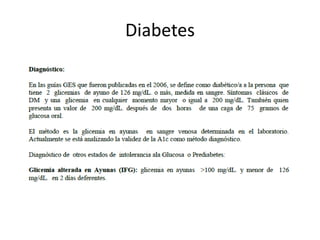 Diabetes
 