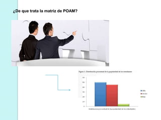 ¿De que trata la matriz de POAM?
 