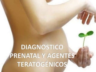 DIAGNOSTICO
PRENATAL Y AGENTES
TERATOGÉNICOS

 