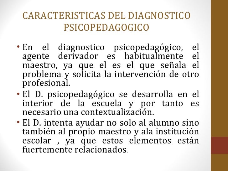 Diagnostico psicopedag. arbol
