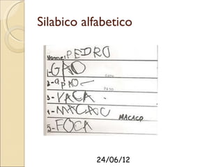 Silabico alfabetico




           24/06/12
 