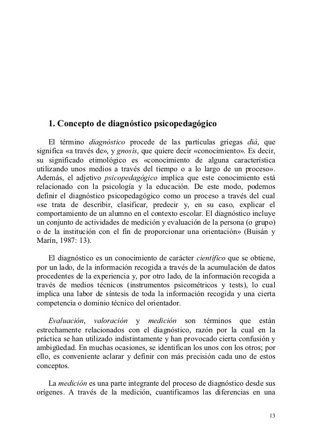 Diagnostico psicopedagogico