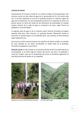Diagnóstico Situacional de Turismo del Distrito de San Miguel de El ...