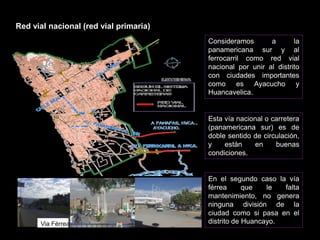 Red vial departamental o regional (red vial secundaria)