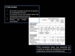 B.- J. INTERNACIONALSon este tipo de jerarquización en la que nos vamos a regir para especificar la clasificación de las vías del distrito de chilca. De manera que en el PDU la vías no están clasificados con cálculos de la intensidad media diaria que son las mas adecuadas para el diseño de vías.Vías ExpresasSon para el tránsito de paso.