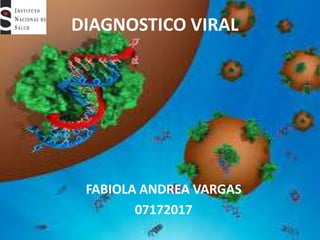 DIAGNOSTICO VIRAL

FABIOLA ANDREA VARGAS
07172017

 