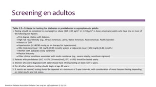 Diabetes Mellitus. Diagnóstico y clasificación (ADA 2019) | PPTX