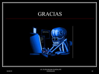 GRACIAS 04/29/10 LIC. ELIDA MALINA GUADALUPE RODRIGUEZ 