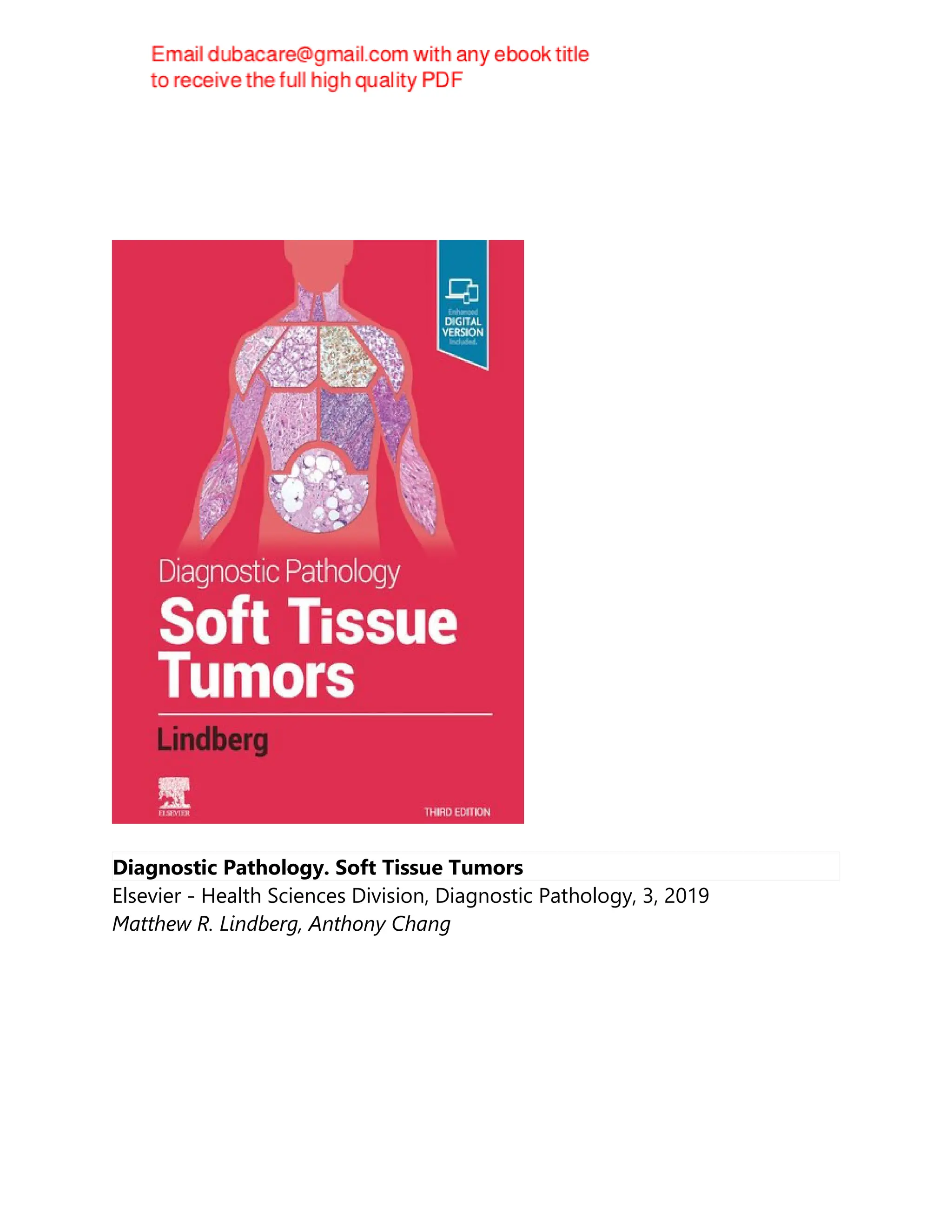 Diagnostic Pathology. Soft Tissue Tumors Lindberg, Chang | PDF