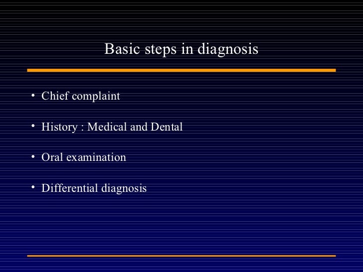Diagnostic procedures