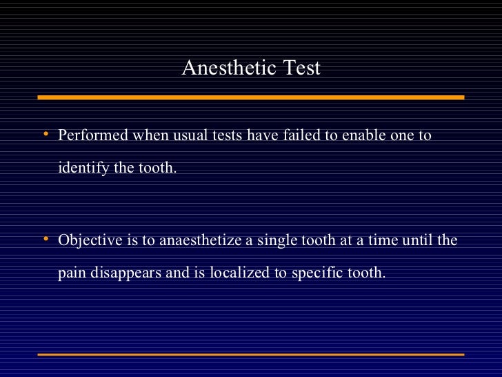 Diagnostic procedures