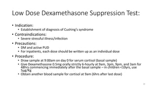 Dst Set In Medical Diagnostic procedures and dynamic tests | PPTX