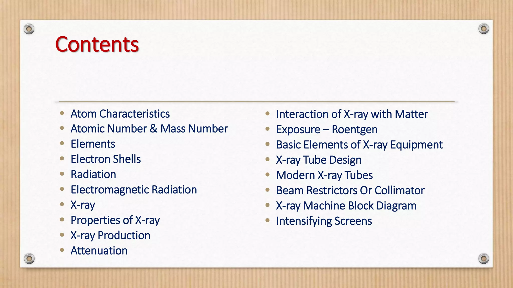 Diagnostic radiography concepts x ray equipment | PPTX