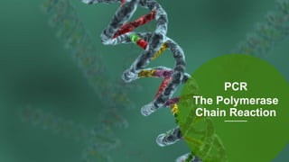 PCR
The Polymerase
Chain Reaction
 
