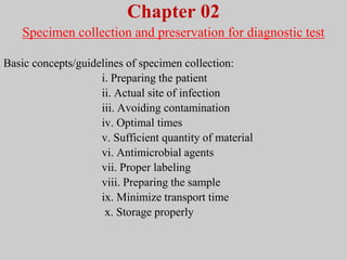 Comprehensive Guide to Specimen Collection and Biochemical Analysis in ...