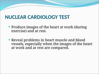 Diagnostic test in Cardiology by Dr swapnil Kanwale.pptx
