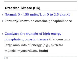Ck Lab Values Diagnostic Tests. Interpretation of lab test | PPTX