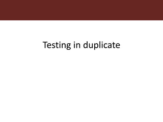Assessing the performance of diagnostic tests