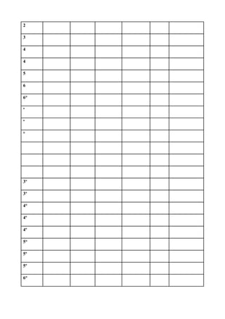 2
3
4
4
5
6
6°
º
º
°
3º
3º
4°
4º
4º
5°
5º
5º
6°
 