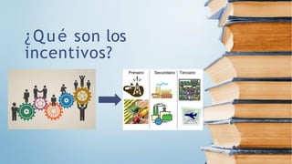 ¿Qué son los
incentivos?
 