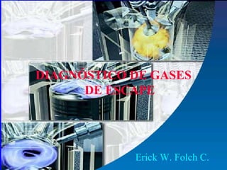 DIAGNÓSTICO DE GASES
DE ESCAPE
Erick W. Folch C.
 