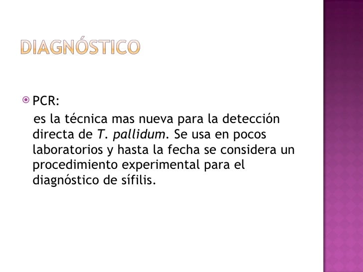 Diagn stico De S filis