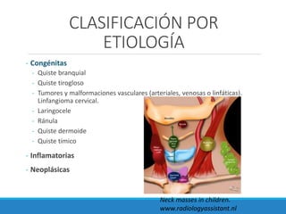 Diagnóstico diferencial de masa cervical | PPTX