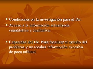 Diagnóstico dx