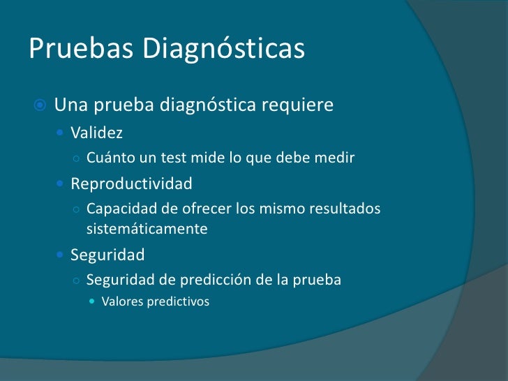 Diagnóstico En Medicina Basada En La Evidencia