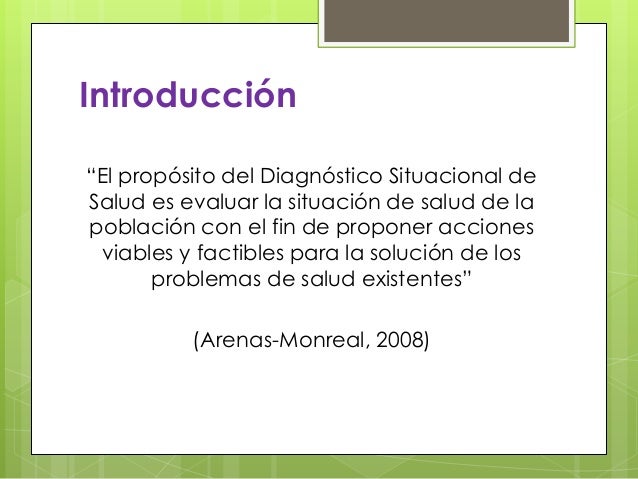 Conclusion De Un Diagnostico Situacional De Un Hospital