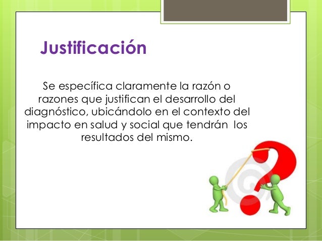 Justificacion De Un Diagnostico Situacional De Enfermeria