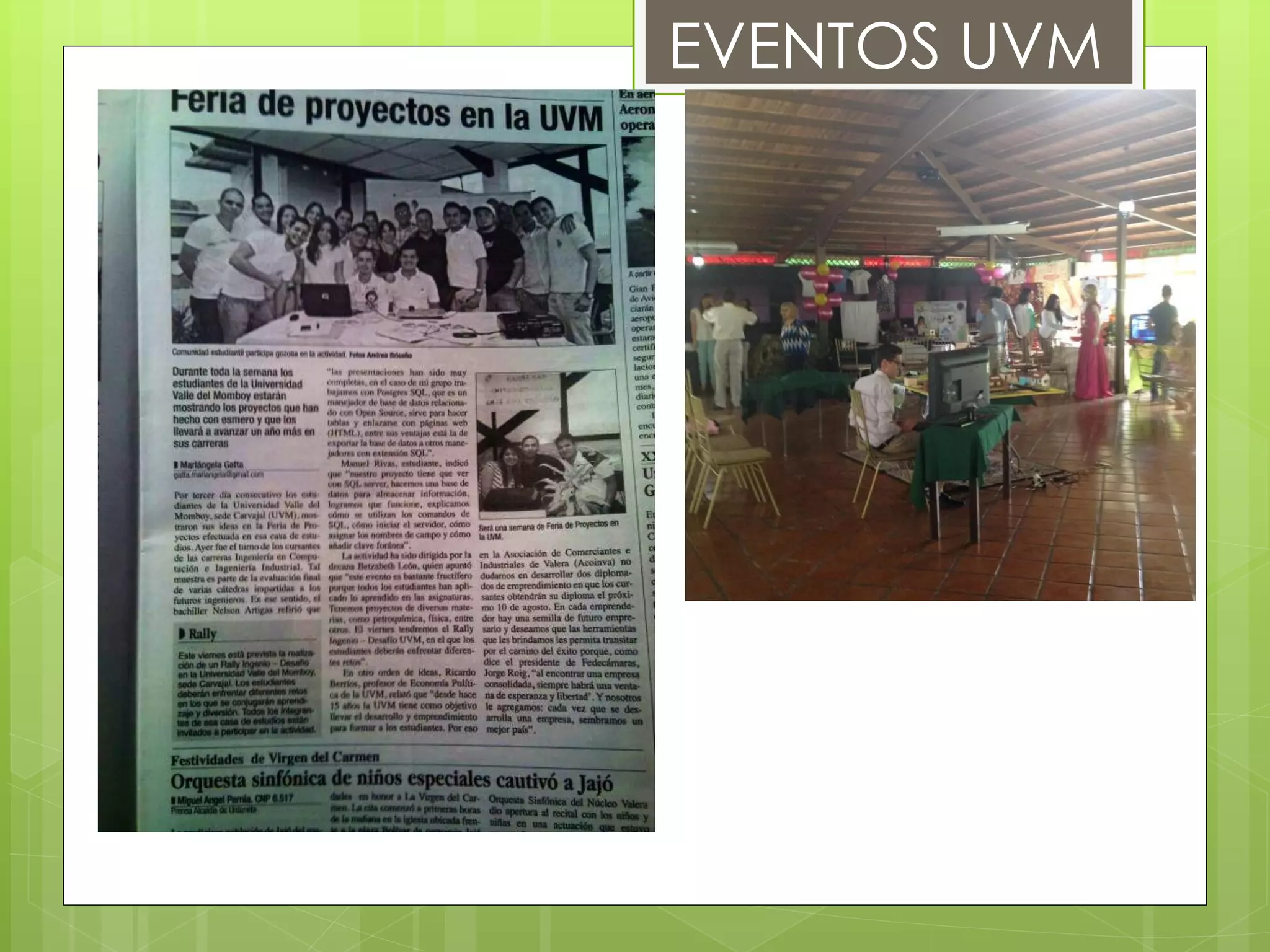 EVENTOS UVM
 