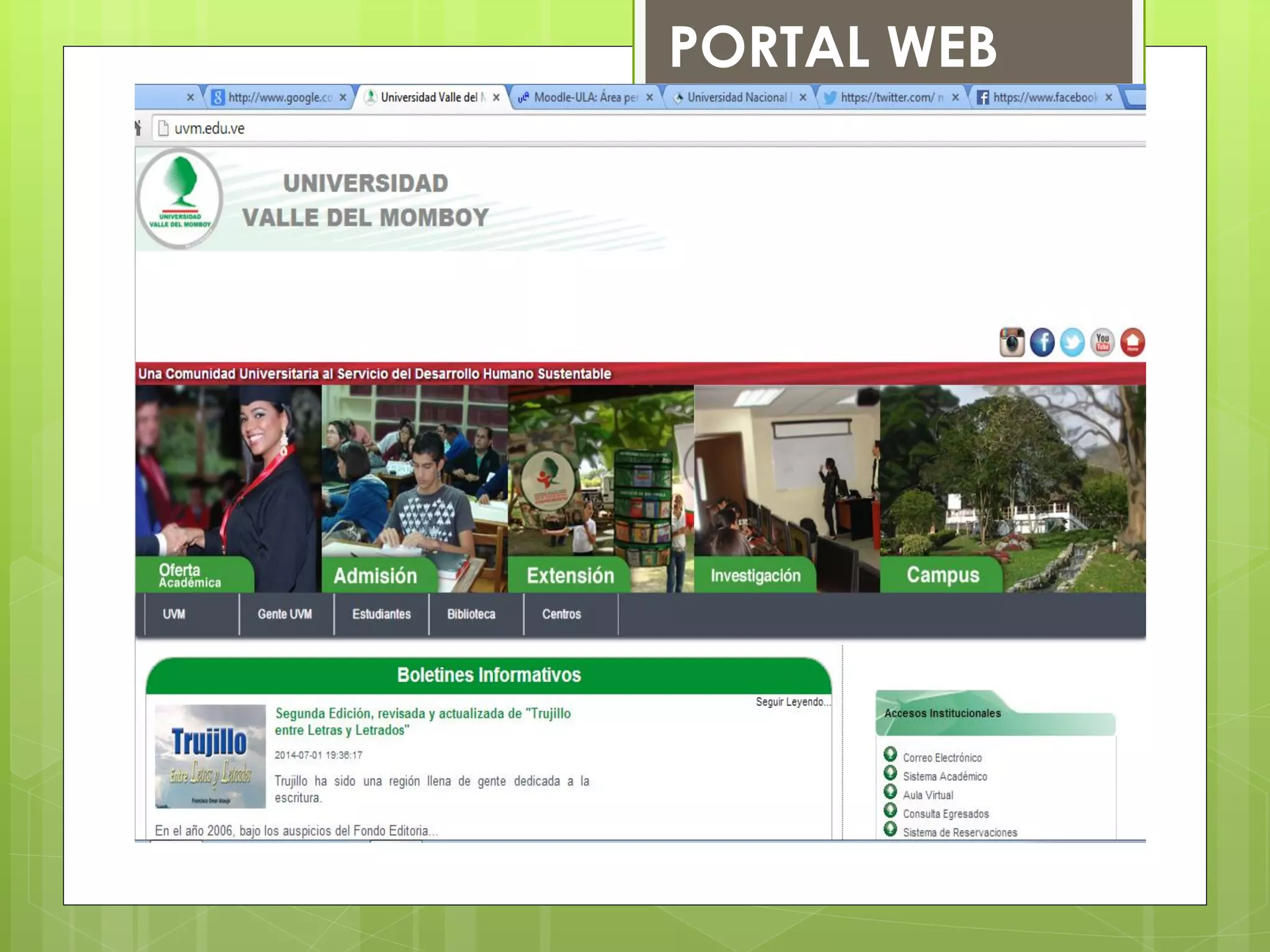 PORTAL WEB
 