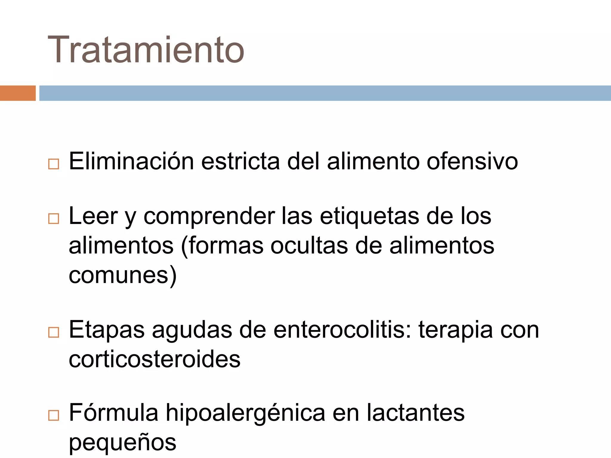Diagnóstico Y Tratamiento De Las Alergias Alimentarias Ppt