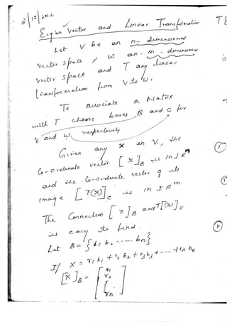 Diagonalization Linear Algebra Notes