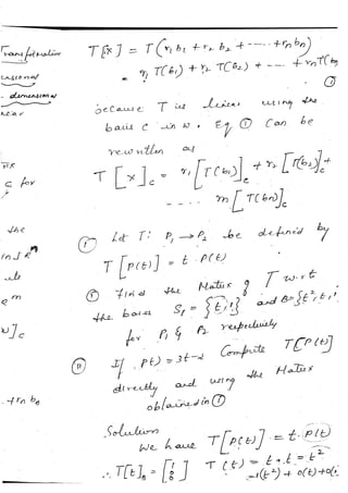 Diagonalization Linear Algebra Notes