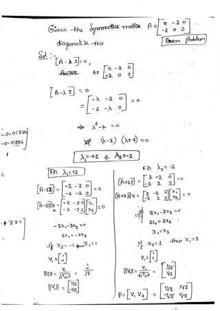 Diagonalization Linear Algebra Notes