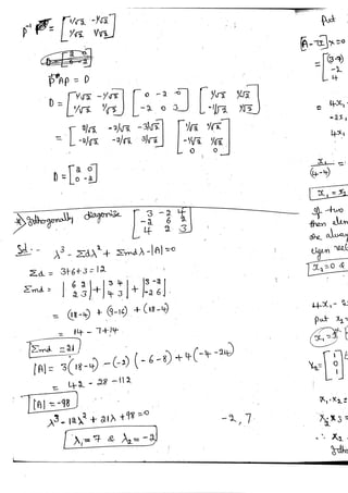 Diagonalization Linear Algebra Notes