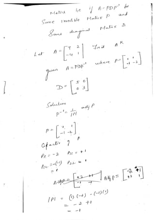 Diagonalization Linear Algebra Notes